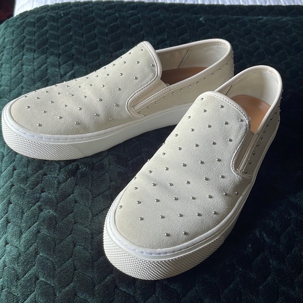 Coach Cameron Studded Slip On Shoes